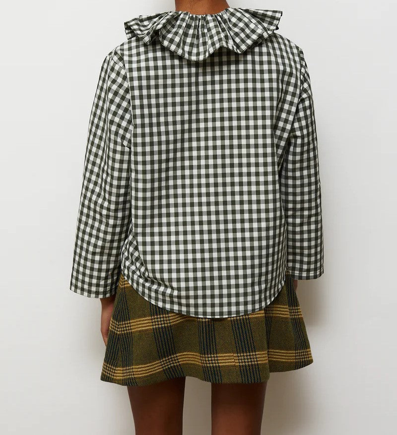 Camisa Caqui Cuadros Vichy