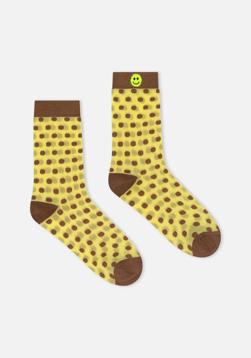 Calcetines Polkadot Amarillos