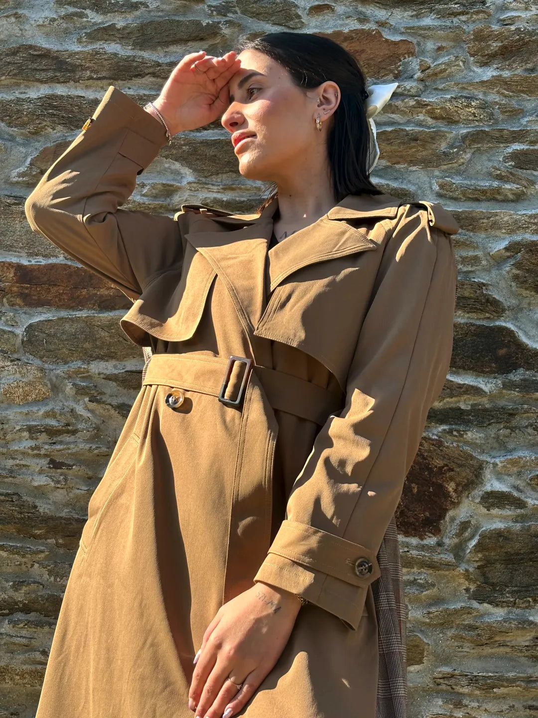 Gabardina Marrón