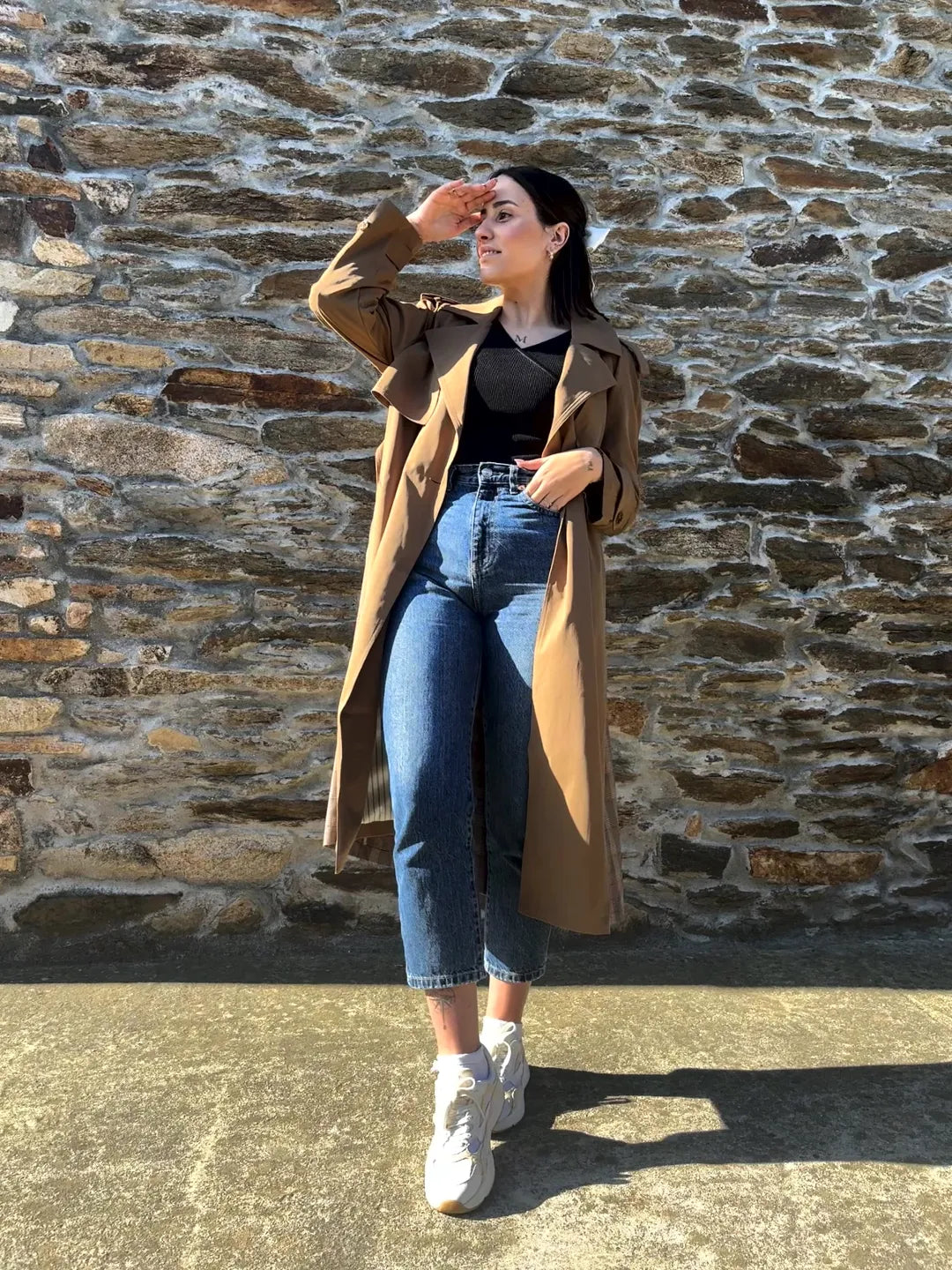 Gabardina Marrón