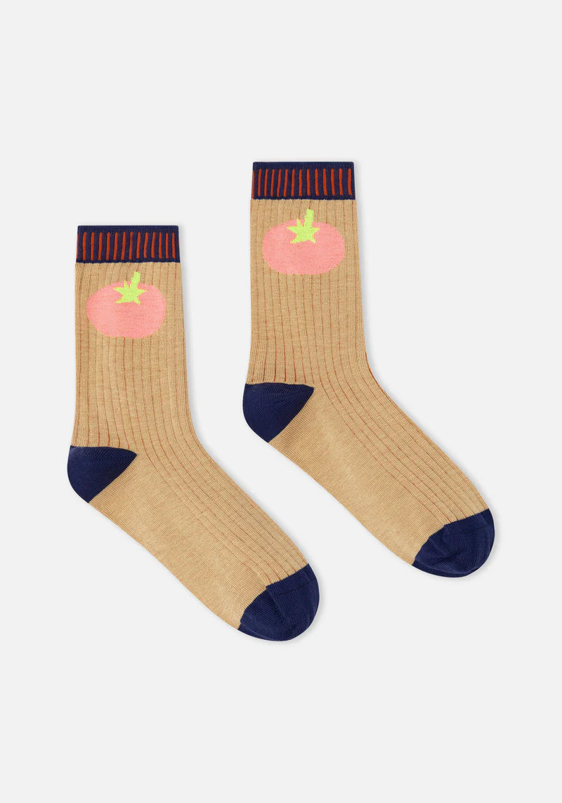 Calcetines Pomo Beige