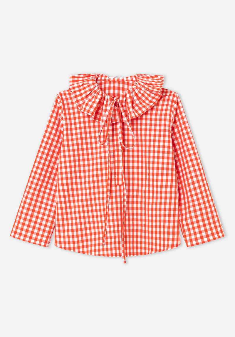 Camisa Roja Cuadros Vichy