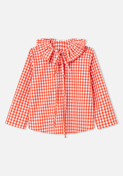 Camisa Roja Cuadros Vichy