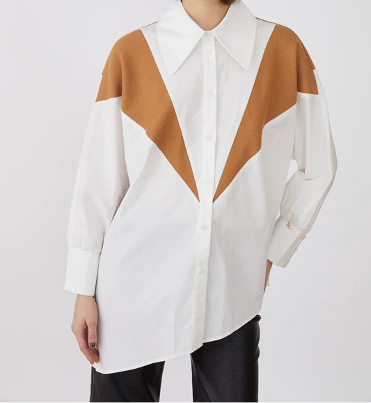 Camisa Blanca Asimétrica