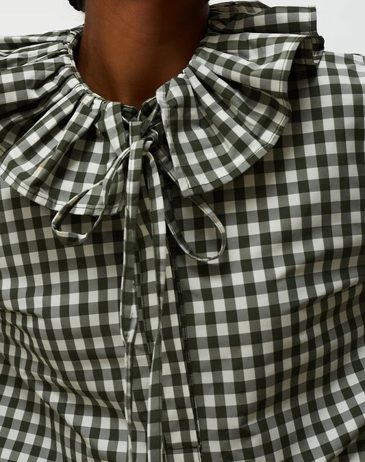 Camisa Caqui Cuadros Vichy