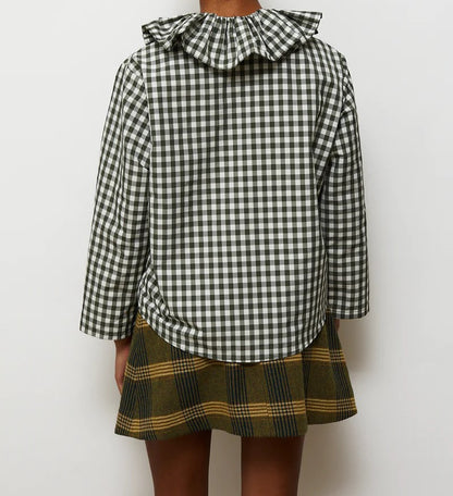 Camisa Caqui Cuadros Vichy