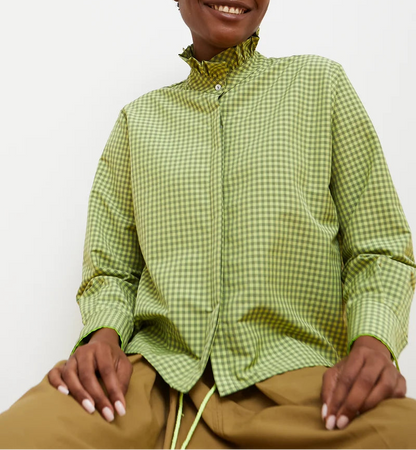 Camisa Técnica Vichy Verde