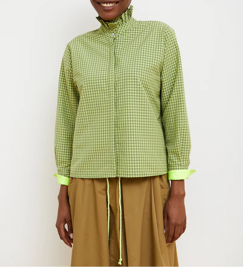 Camisa Técnica Vichy Verde