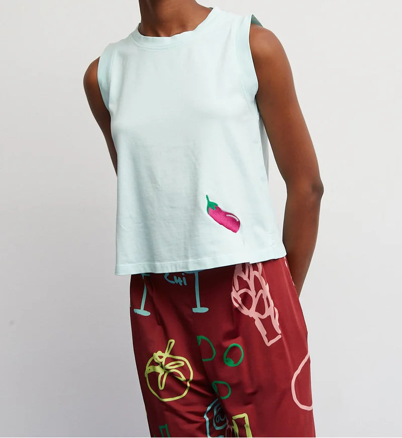 Camiseta Musk Berenjena Agua