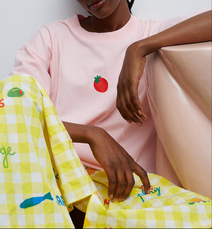 Camiseta Tomate Rosa