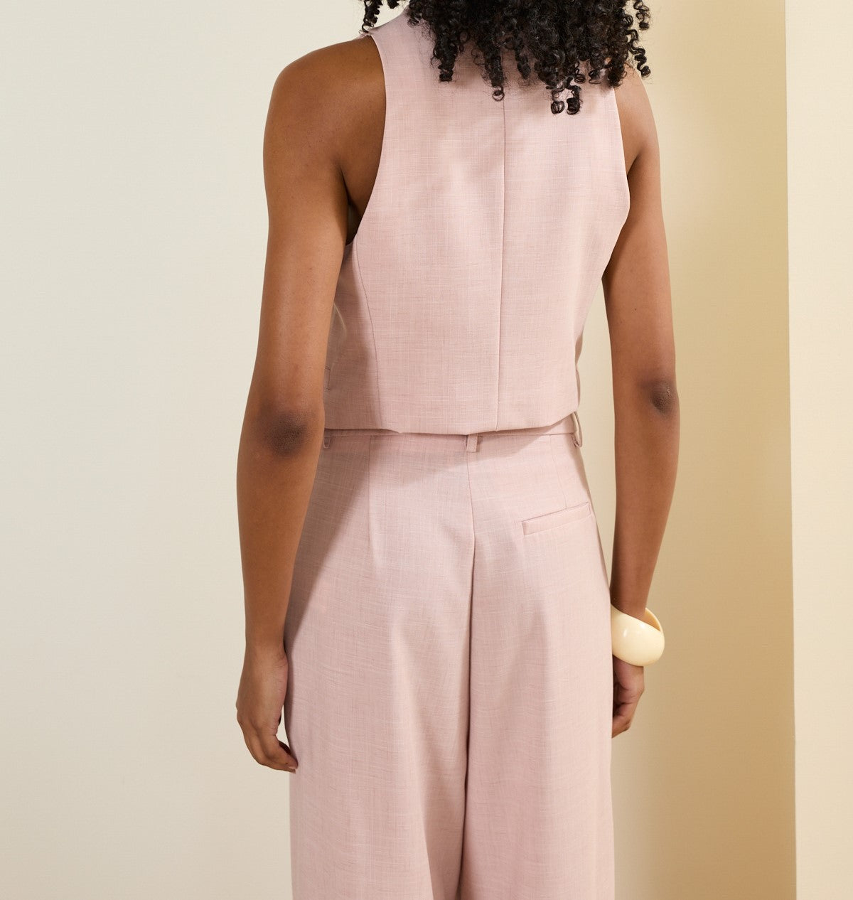 Chaleco  Traje Rosa
