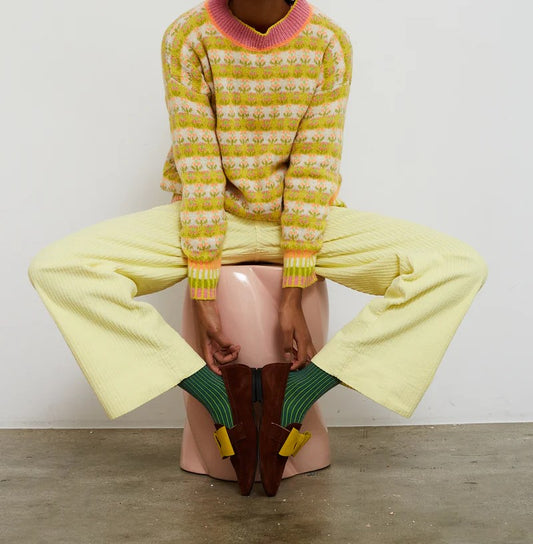 Jersey Flores Amarillo