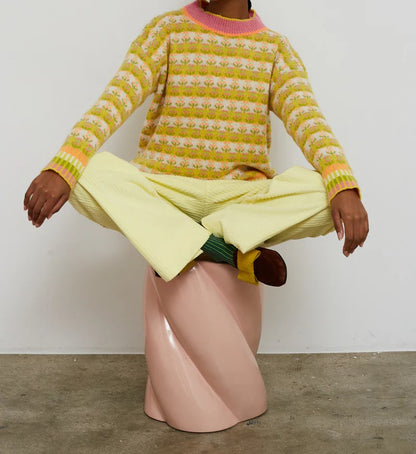 Jersey Flores Amarillo