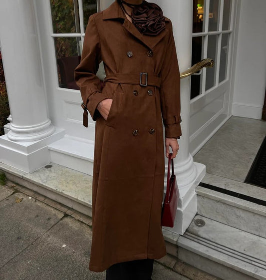 Gabardina Ante Marrón