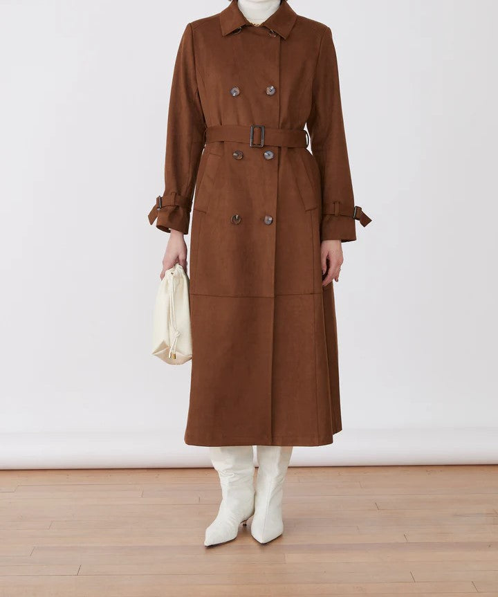 Gabardina Ante Marrón