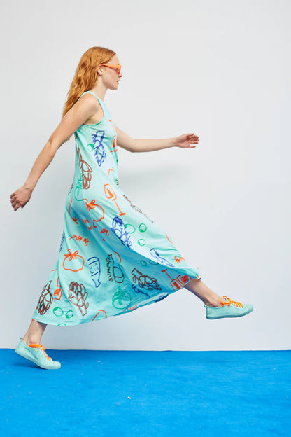 Vestido Crunch Agua